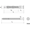Klimas FRAME PLUG WITH SCREW KPS-10230S (25)