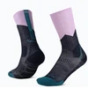 BUFF Merino MW Crew Socks MWC1 Socks, Juodas - Violetinė L