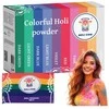 Holi Color Powder Set 10x100g Holi Cow 27334