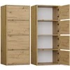 Top E Shop ALMA CHEST OF DRAWERS, ANTHRACITE/ARTISAN OAK