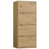 Top E Shop ALMA CHEST OF DRAWERS, ANTHRACITE/ARTISAN OAK
