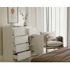 Top E Shop MALWA 1D5S Baltas CHEST OF DRAWERS