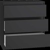 Top E Shop Baldai - Topeshop M3 Juoda 6l Komoda
