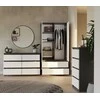 Top E Shop M6 MALWA CHEST OF DRAWERS 120 CM 6 DRAWERS ANTHRACITE/Baltas