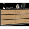 Top E Shop Komoda - Topeshop M6 140, Balta