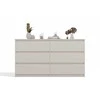Top E Shop MALWA CHEST OF DRAWERS M6/140 CASMERE COLOUR