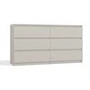 Top E Shop MALWA CHEST OF DRAWERS M6/140 CASMERE COLOUR