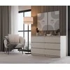 Top E Shop MALWA CHEST OF DRAWERS M6/140 CASMERE COLOUR