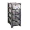 Komoda Tontarelli Linea mini, 20 x 28,3 x 43,8 cm, pilka