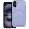 OEM dėklas iPhone 16 PLUS kortelių dėklas violetinė
