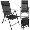 Gardlov juodas folding garden chair, 2 pieces