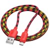 Laidas USB A į Micro USB Hoco 2,4A 1 m gradientinis raudonas