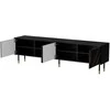 Laikiklis Cama Meble Cama 4D MOUNTAIN TV cabinet 204x40x55 juodas + auksinis