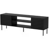 Laikiklis Cama Meble Cama EF CORTINA TV cabinet 180x40x60 juodas