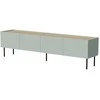 Laikiklis Cama Meble Cama FELLINI TV spintelė 200x40x52 alyvuogių + alyvuoto ąžuolo stalviršis