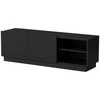 Cama Meble Cama LIVERTI TV cabinet 150x42x48 juodas