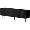 Cama Meble Cama LUCCA 3D TV cabinet 165x40x59 juodas