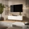 Laikiklis Cama Meble Cama LUCCA 3D TV cabinet 165x40x59 baltas