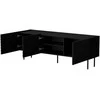 Cama Meble Cama LUCCA 3D TV cabinet 165x40x59 juodas