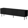 Cama Meble Cama LUCCA 4D TV cabinet 200x40x59 juodas