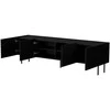 Cama Meble Cama LUCCA 4D TV cabinet 200x40x59 juodas