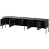 Cama Meble Cama VERA TV cabinet 190x40x50 matt juodas