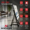 Laikiklis Vežimėlis „Maclean“ televizoriaus vežimėlis/stovas, 37–80 colių, maks. VESA 800x400, maks. 75 kg, mobilus, su ratukų užraktu, MC-183