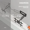 ONKRON Tilting and swiveling TV bracket for 40"-75" max 68 kg, juodas