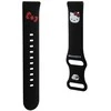 Hello Kitty Universal apyrankė HKUWMSCHBLK Silicone Kitty Head juodos spalvos 20mm