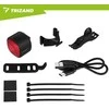 Trizand red bicycle lamp