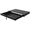 Lanberg 19" Rack Cabinet Drawer 1U 270 mm Juodas (1U/483 × 270 mm, Load Capacity iki 30 kg)