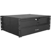 Lanberg 19" Rack spintelė su stalčiais 4U 360 mm Juodas (4U/483 × 360 mm, keliamoji galia iki 90 kg, 4 taškų tvirtinimas)