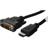 LANBERG CA-HDDV-10CC-0018-BK cable HDMI -> DVI-D 18+1 M/M Single Link. juodas 1.8m