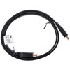 LANBERG CA-HDMI-21CU-0010-BK laidas HDMI M/M V2.0 1M Juodas Butas