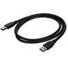 LANBERG cable USB-A M/M 3.0 1.0m juodas