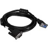 LANBERG CA-VGAC-10CC-0018-B+ ilgintuvas VGA M/F ekranuotas feritu 1,8 m storio