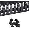 LANBERG AK-1201-B cable management panel type A 19 1U juodas