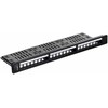 Lanberg PPKS-1124-B patch panel 1U