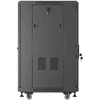 19" 18U 600 × 600 Juodas FLOOR-STANDING RACK CABINET WITH GLASS DOOR, LANBERG (FLAT PACK)