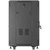 19" 18U 600 × 600 Juodas FLOOR-STANDING RACK CABINET WITH PERFORATED DOOR, LANBERG (FLAT PACK)