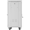 19" 22U 600 × 600 Pilkas FLOOR-STANDING RACK CABINET WITH GLASS DOOR AND LCD, LANBERG (FLAT PACK)