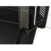 19" 27U 600 × 1000 Juodas FLOOR-STANDING RACK CABINET WITH PERFORATED DOOR, LANBERG (FLAT PACK)