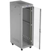19" 42U 600 × 1000 Pilkas FLOOR-STANDING RACK CABINET WITH GLASS DOOR AND LCD, LANBERG (FLAT PACK)