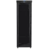 LANBERG Laisvai pastatomas stelažas 19 colių spintelė 47U 800x1200 stiklinės durys LCD plokščias paketas juodas