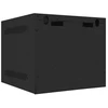 LANBERG Rack spintelė 10 colių sieninis laikiklis 4U 280x310 juodas su metalinėmis durelėmis butas paketas