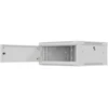 Lanberg prie sienos montuojama instaliacinė spintelė 19" 4U 600X600 | WF01-6604-00S | Pilkas