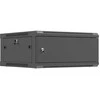 Lanberg Sieninė instaliacinė spintelė 19" 4U 600X600 | WF01-6604-00B | Juodas