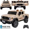 Jokomisiada Large battery-powered electric car for children 2-person 4x4 box PA0329