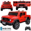 Jokomisiada Large battery-powered electric car for children 2-person 4x4 box PA0329