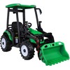 Jokomisiada Large electric TRACTOR battery operated for children trailer bucket PA0320